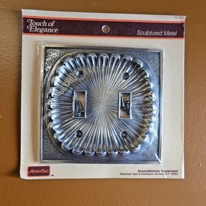 AmerTac Sculptured Metal Light Switch Cover